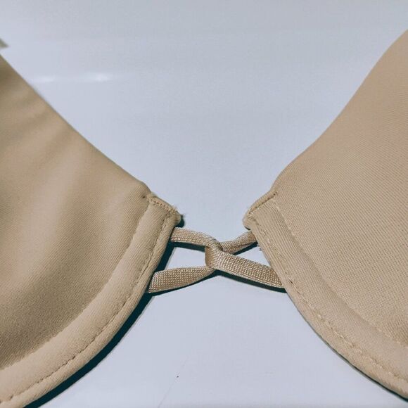 Wacoal T Shirt Bra Convertible Silicone Strap Regular Plunge Racer or Halter 34B - Picture 8 of 15